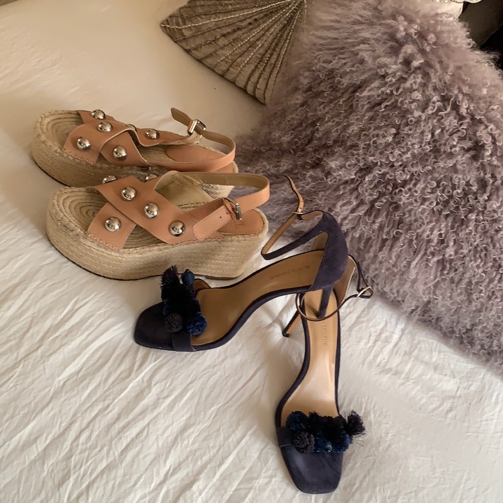 Nude wedges